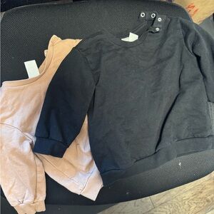 H&M Tan and Black Kids Sweatshirts